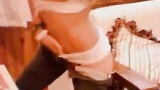 The girl has surprised her friends with something incredible