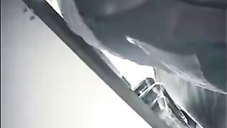 The hidden camera at the checkout shot undies of passing girls in the shop