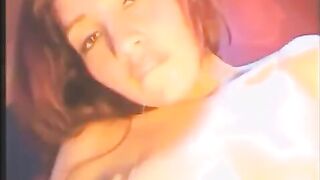 The girl was greatly fucked by a powerful vibrator in all holes