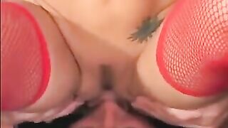 A chick in linen stockings sat on her face, showcasing bold moves
