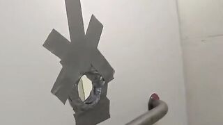 A man fucked a girl in the toilet of the night club