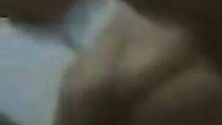 A fat woman dances naked in front of her husband, who is very excited