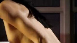 A couple has sex right in the club, lying on the couch