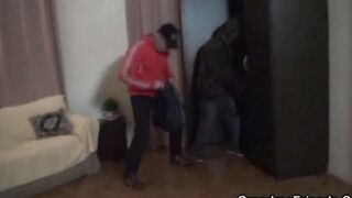 Hot threesome sex with grandfather, grandson and grandma
