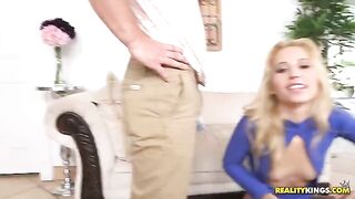 Girl with cancer fucked on the couch by a young boy