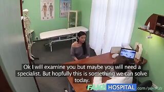 The cunning doctor seduced the patient and examined her intimately