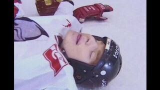 The hockey fan got her dream and had sex with her hero