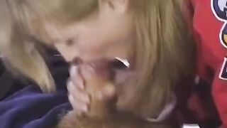The hockey fan got her dream and had sex with her hero