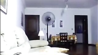 In the evening, as always, they decided to engage in intimate activities on the couch