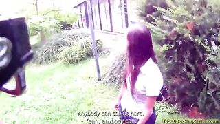 The guy was picked up by a stranger in the bushes
