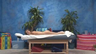 Relaxing massage turns into erotic sex with a young masseuse