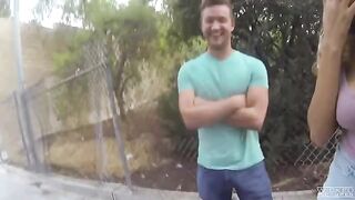 The guy was fucking on the camera with a girl he picked up