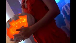 Student group orgy sex party on Halloween, the wildest college party ever!