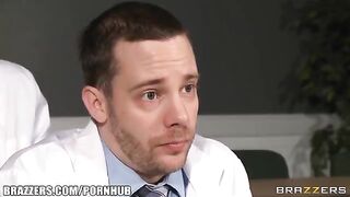 A girl came to the doctor's office with her girlfriend, getting intimate in a steamy encounter