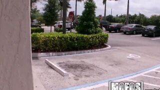 A young guy picked up a girl and fucked her hard in POV style