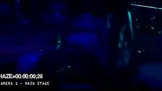 Fucking good time in the club with striptease