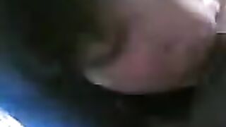The guy carefully broke the dick of a naive young girl in the mouth