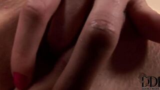 It was very pleasant to watch such a bitch - solo action with a brunette beauty