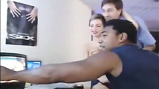 She was fucked by two guys for her first time