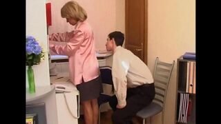 Hot Russian mom fucks her son in a steamy taboo scene