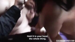 A drunken orgy at home with a pregnant woman involved