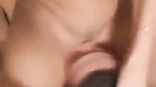 A girl sat on his face and ordered to lick her pussy