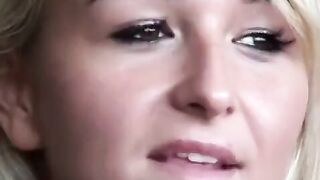 The girl got feces on her dick after anal sex