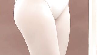 Spying for the ballerina in the locker room and removing clothes