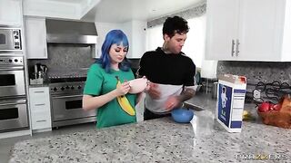 You should not have sex at breakfast, but in the morning