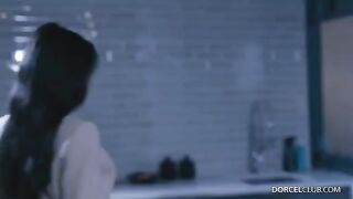 A girl is having sex with a stranger, while her husband films it