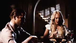 A rich woman can afford any pleasure she desires, including romantic encounters