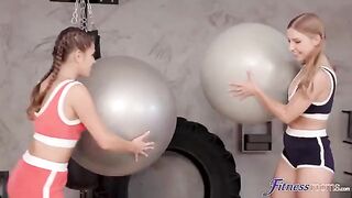 Passionate pussy licking between two sweet lesbians