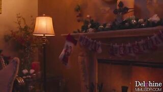 Hot Christmas blondie action with a long lost theme