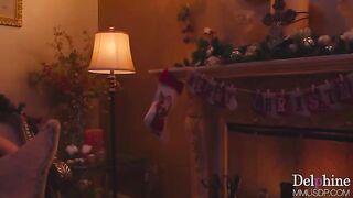 Hot Christmas blondie action with a long lost theme