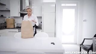 Getting horny with the hot maids in stockings