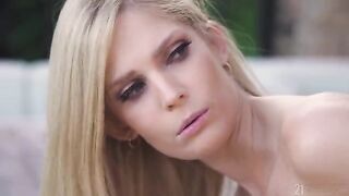 A hot blondie gets fucked in the ass at home in the morning