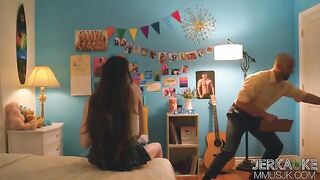 A young girl broke the freshman rule and engaged in intimate act