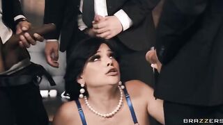 Formal Fuckfest: The first gang bang of a sexy nymphomaniac Mona