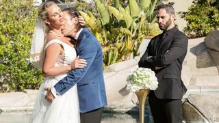 BrideZZilla: A Fuckfest At The Wedding part 3 - hot bride in stockings gets fucked hard on her wedding night