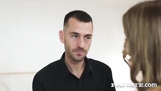 I’m horny, so I fuck my dance instructor with small tits