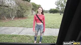 A young model is ready to do anything for money and fame