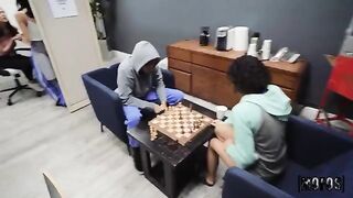 I was jerking off in public, and a girl thanks me with her chest