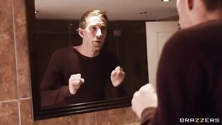 A man fucks a brunette for the sake of his wife's desires