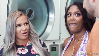 A nice visit to the laundry room, a hot encounter waiting to happen