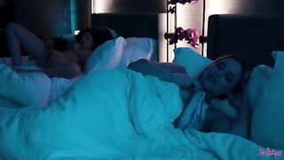 The girl was fucked by her girlfriend in the night