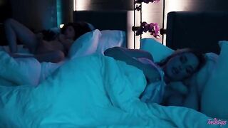 The girl was fucked by her girlfriend in the night