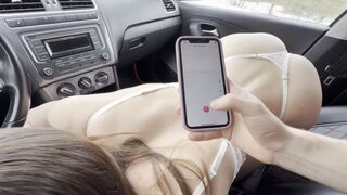 Great phone stand for passionate step sis action