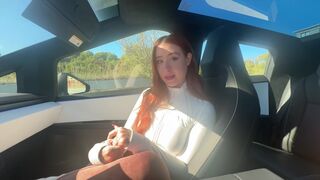 In a cybertruck, I’m gonna give you an exclusive treat