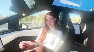 In a cybertruck, I’m gonna give you an exclusive treat