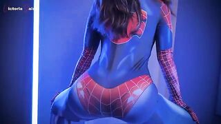 Latex Lingerie Cosplay Spiderman No Way Home XXX Part 1